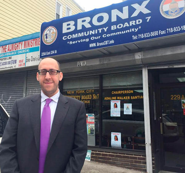 Bronx leaders remember CB 7 DM, Andrew Sandler