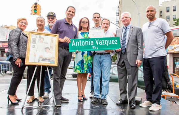 ‘Antonia Vazquez Way’ named after trailblazer