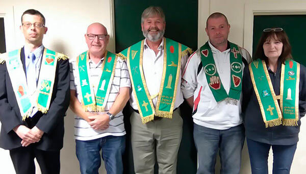 Tyrone AOH Inducts New Members