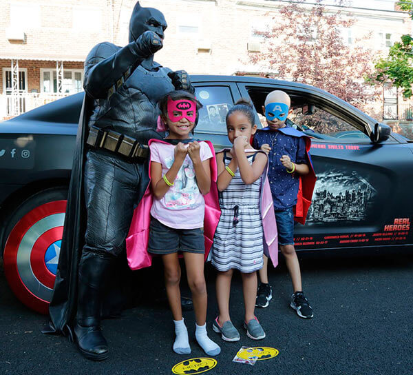 Batman Visits Boy Fighting Cancer