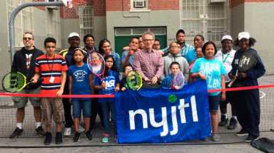 P.S. 83’s Junior Tennis League Visit