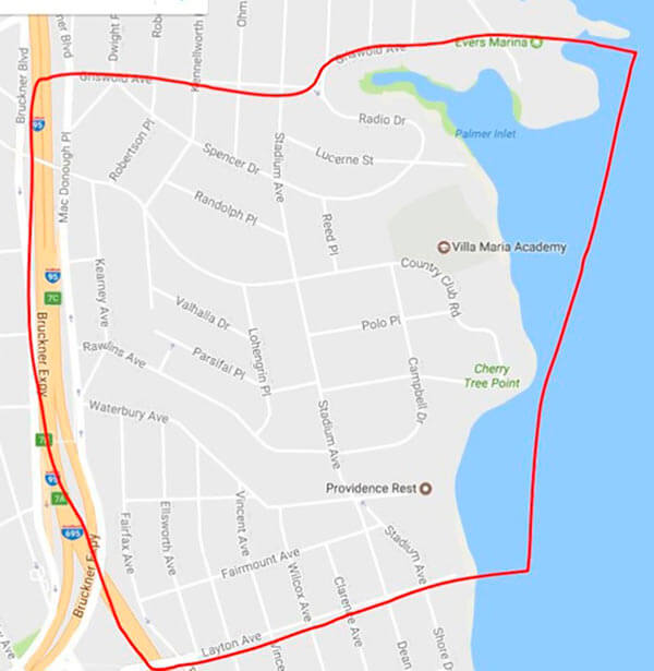 Non-solicitation real estate zone for Country Club