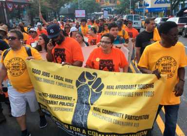 Hundreds Protest Jerome Ave. Rezoning