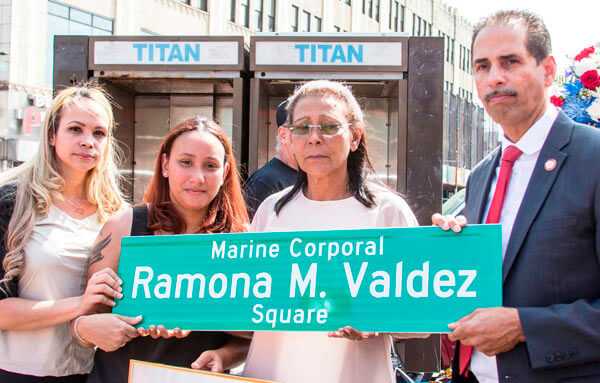 Intersection named after fallen Bronx Marine|Intersection named after fallen Bronx Marine