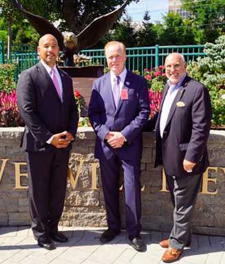Hutch Metro Center Unveils 9/11 Memorial