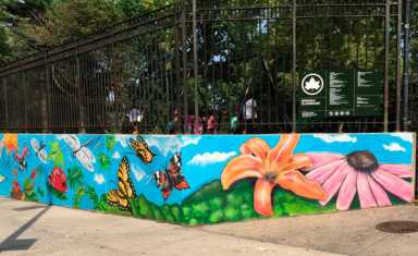 Lady K Fever’s Murals At Mosholu Playground
