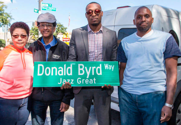 Jazz Great Donald Byrd honored at street renaming