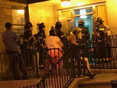 FDNY Combats East 152nd Street Fire