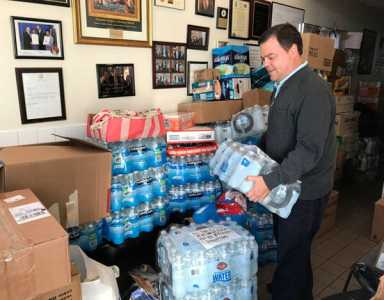 Sepulveda Hosts Hurricane Relief Effort