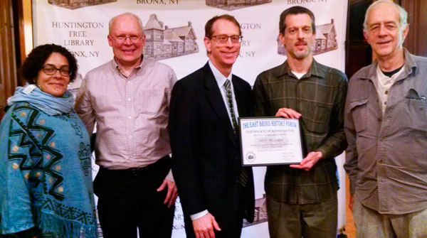 East Bronx History Forum Hosts Jeff Reuben