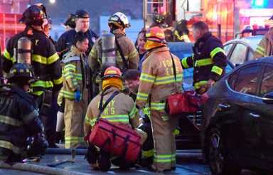 3-Alarm Fire Displaces Wakefield Residents