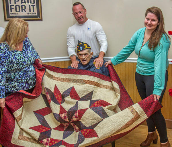 McGee awarded Quilts of Valor award Bronx Times