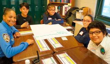 Bigs In Blue Program At I.S. 218