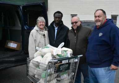 Balsamo Funeral Home Donates Turkeys