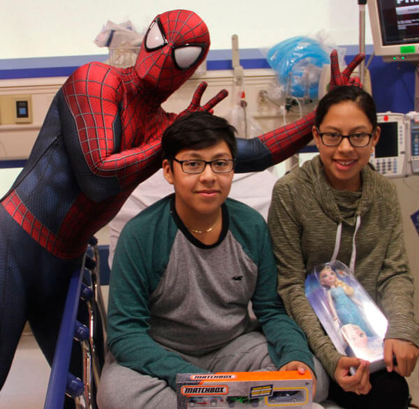 CHAM Patients Meet Spider-Man