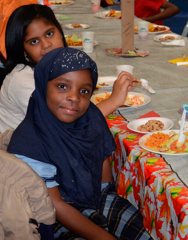 PAL Youngsters, Families Celebrate Thanksgiving
