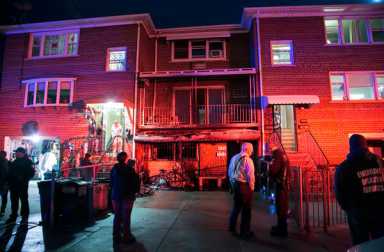 Fire At 1124 Throgmorton Avenue