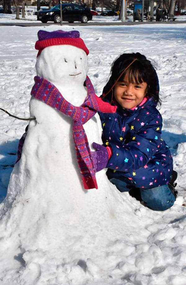 Bronxites Enjoy Season’s 1st Snow Day