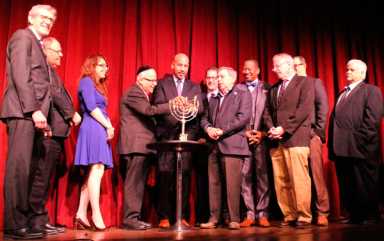 BP Diaz Hosts Chanukah Celebration