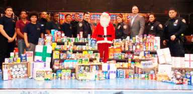 49th, neighborhood youngsters collect food for pantry drive