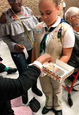 Girl Scouts Celebrate Holidays At Triboro Center