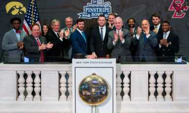 Iowa & Boston Colleges Visit NYSE