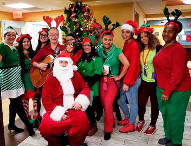 Christmas Caroling At Triboro Center