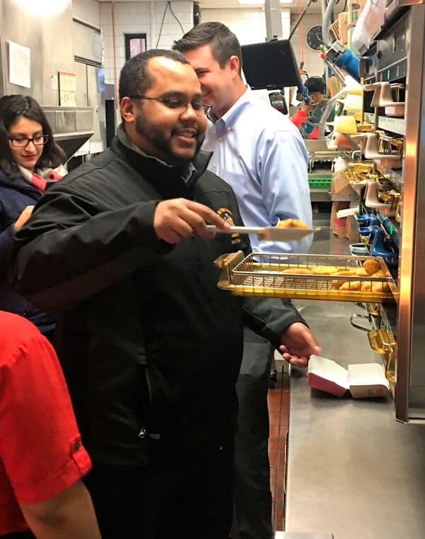 Pichardo Visits Jerome Ave. McDonald’s