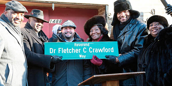 Street renamed for Bronx pastor, Rev. Dr. Fletcher Crawford