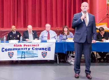 Police Commissioner O’Neill speaks at council meeting