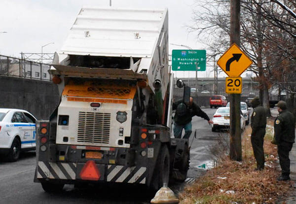 Sanitation Worker Caught In Street Sweeper