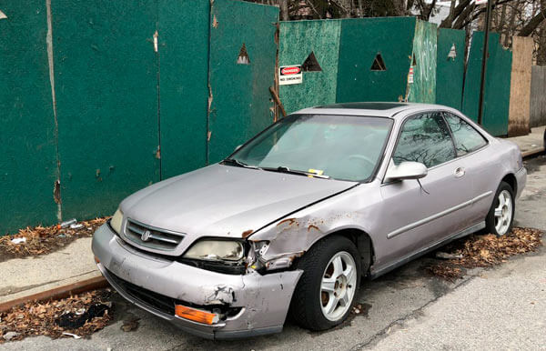 Abandoned car removals are subject to lengthy process