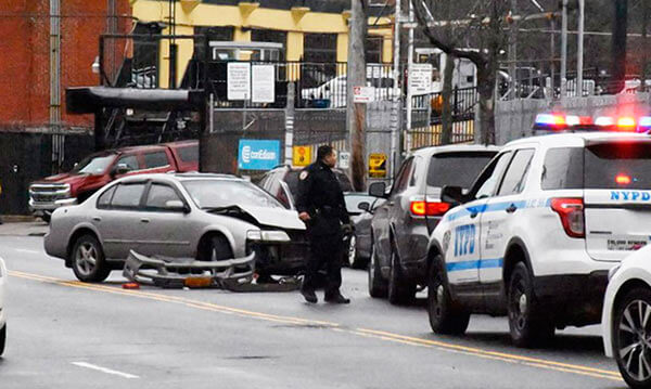 2 Car Collision At Bronxdale Ave.