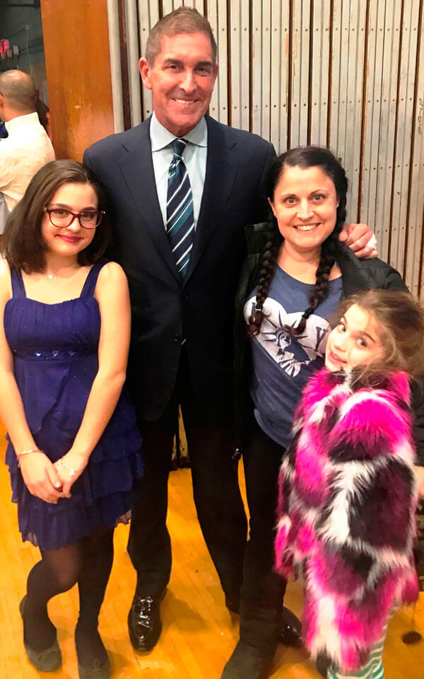 Klein Honored By M.S. 101 Students