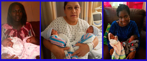 3 Sets of Twins Born at Jacobi Med Ctr