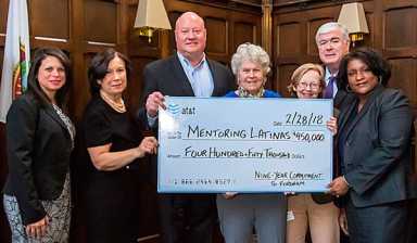 AT&T Honors Fordham’s Mentors