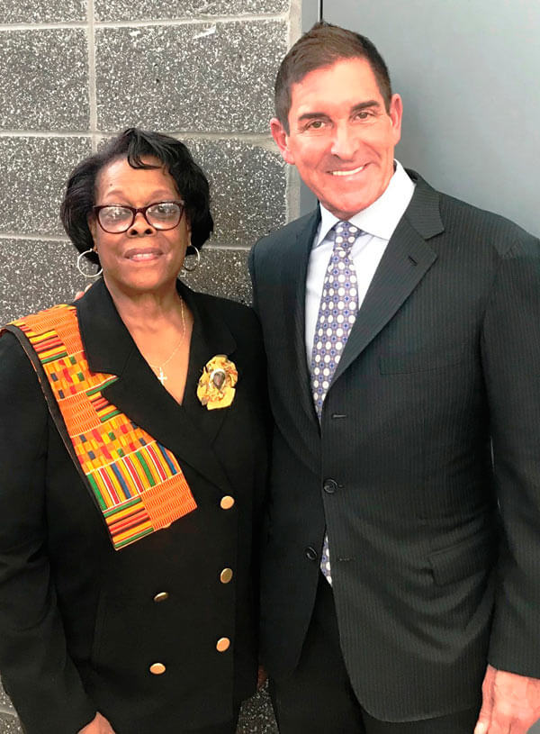 Klein Attends CB9’s Senior Meeting