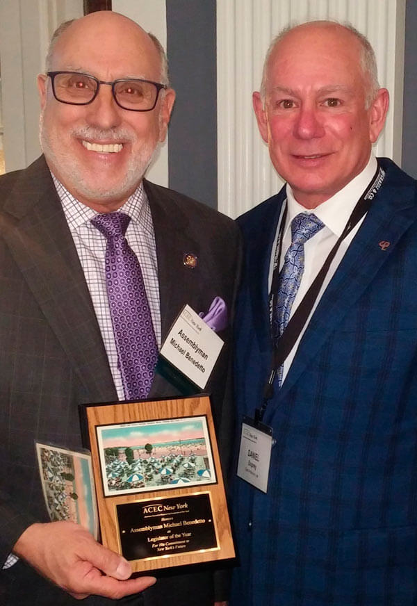 ACEC NY Honors Assemblyman Benedetto