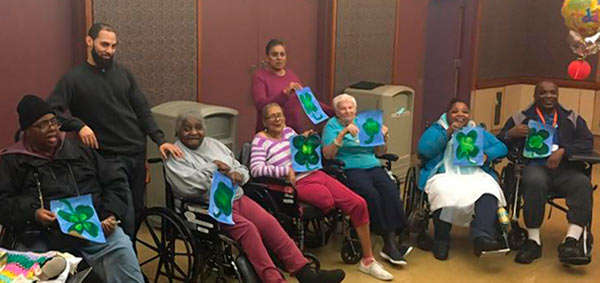 Beth Abe Elders Create St. Pat’s Artwork