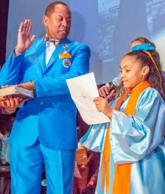 King Delivers State Of District Address|King Delivers State Of District Address