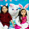 Easter Bunny Visits Holy Family Students