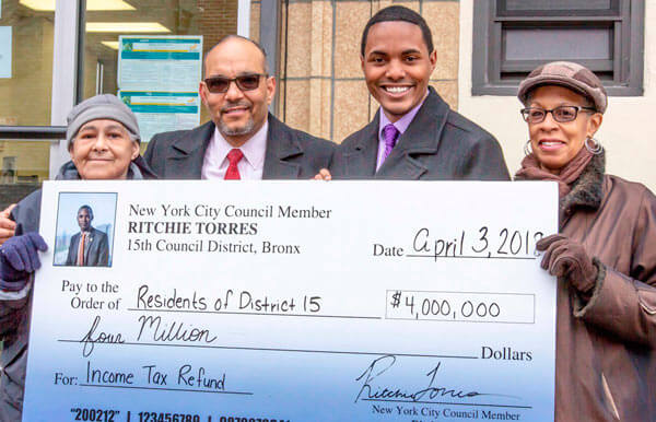 Torres, Urban Upbound Provide Tax Prep