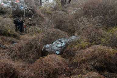 Errant car kills worker/DOT bridge employee loses life in freaky mishap