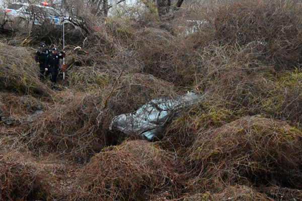 Errant car kills worker/DOT bridge employee loses life in freaky mishap