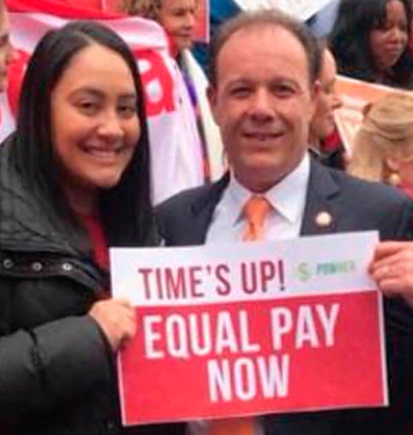 Gjonaj Supports Equal Pay Day At City Hall