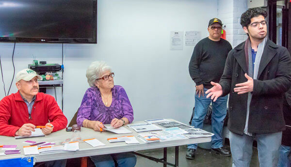 Joanne Cicero, Edson Segovia At PPNA Meeting