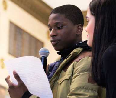Students spotlight town hall on gun violence