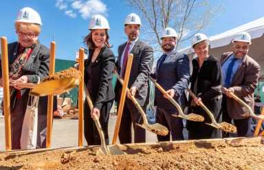 Leaders break ground on La Central A&B