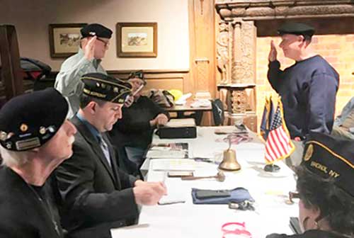 Korony Post 253 Swears-In Caruso