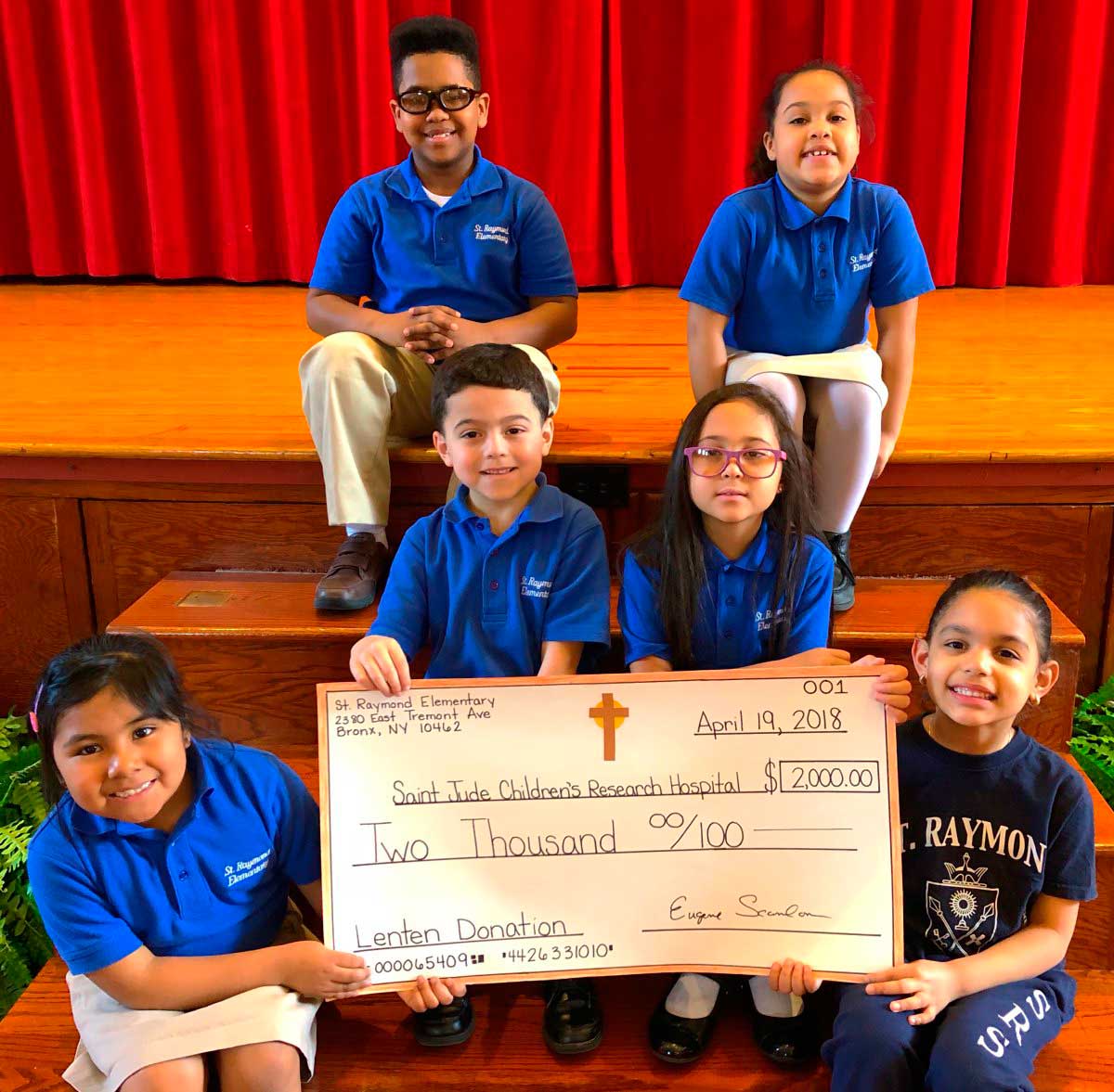 St. Ray’s Students Raise $2K For St. Jude’s